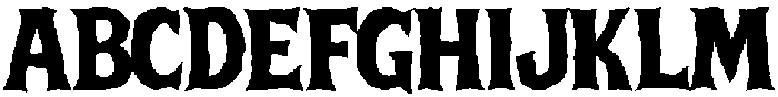 Metal Heaven otf (400) Font UPPERCASE
