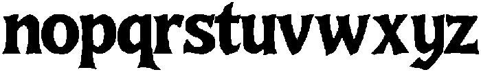 Metal Heaven otf (400) Font LOWERCASE