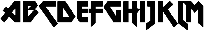 Metal Prophet Regular otf (400) Font UPPERCASE