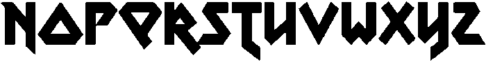 Metal Prophet Regular otf (400) Font UPPERCASE