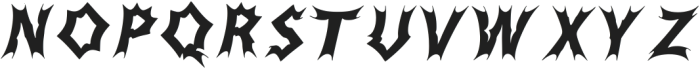 Metalbatsitalic Regular otf (400) Font LOWERCASE