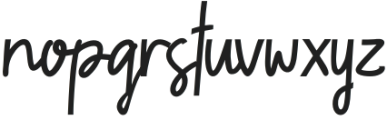 Metcusuata Regular otf (400) Font LOWERCASE