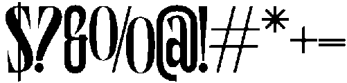 Meteor Regular otf (400) Font OTHER CHARS