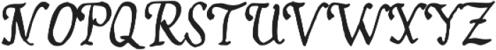Meteora Font Script Regular otf (400) Font UPPERCASE
