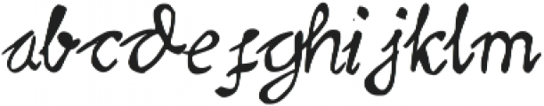 Meteora Font Script Regular otf (400) Font LOWERCASE