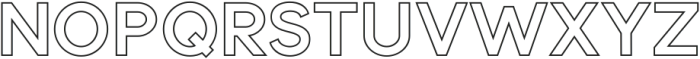 Meticula Outline ttf (400) Font UPPERCASE