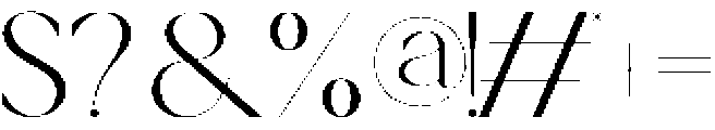 Metore Avealin otf (400) Font OTHER CHARS