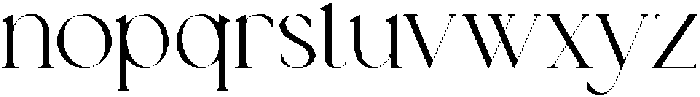 Metore Avealin otf (400) Font LOWERCASE