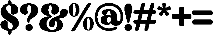 Metras otf (400) Font OTHER CHARS