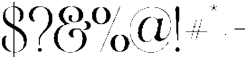 Metrayz otf (400) Font OTHER CHARS