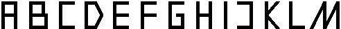 Metrika-Bold otf (700) Font UPPERCASE