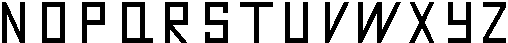 Metrika-Bold otf (700) Font UPPERCASE