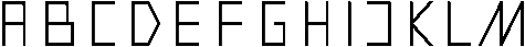 Metrika-Regular otf (400) Font UPPERCASE