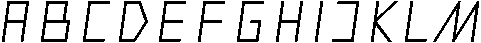Metrika-RegularOblique otf (400) Font UPPERCASE
