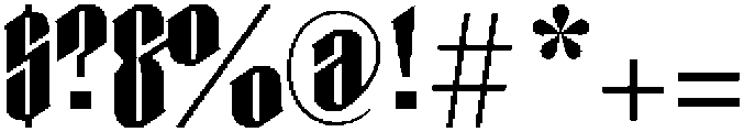 Metrina otf (400) Font OTHER CHARS