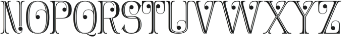 Metro Luxes Regular otf (400) Font UPPERCASE