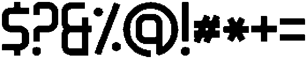 Metro Stackz Regular otf (400) Font OTHER CHARS