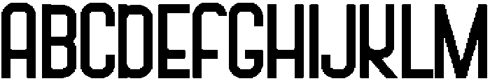 Metro Stackz Regular otf (400) Font UPPERCASE