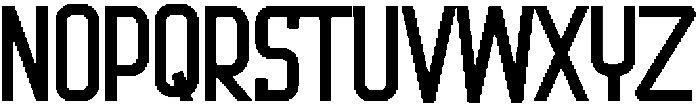 Metro Stackz Regular otf (400) Font UPPERCASE