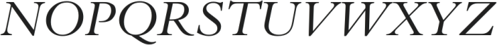 MetroSerif-07-24-Italic Italic otf (400) Font UPPERCASE