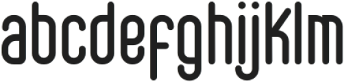 Metrofutura otf (400) Font LOWERCASE