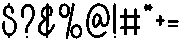 Metrolog Regular otf (400) Font OTHER CHARS