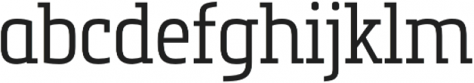 Metronic Slab Narrow Light otf (300) Font LOWERCASE