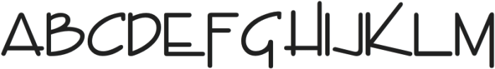 Metropica Regular otf (400) Font UPPERCASE