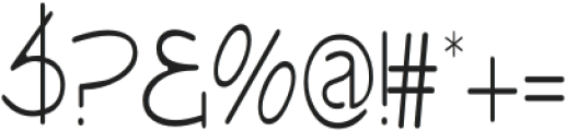 Metropica Semi-condensed Light otf (300) Font OTHER CHARS