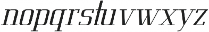 Metropolis Light Italic otf (300) Font LOWERCASE