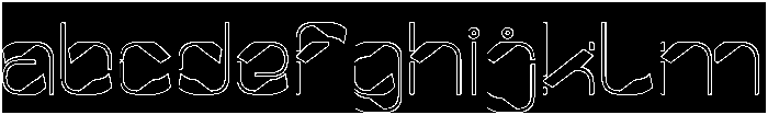Metropolis Music-Hollow-Inverse otf (400) FONT