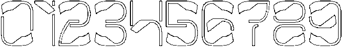 Metropolis Music-Hollow otf (400) Font OTHER CHARS