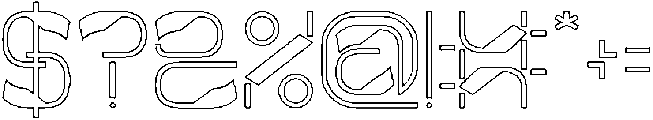 Metropolis Music-Hollow otf (400) Font OTHER CHARS