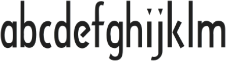 Metrotech Regular otf (400) Font LOWERCASE