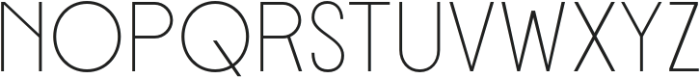Metrovan Light otf (300) Font UPPERCASE
