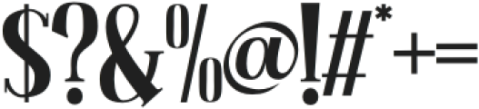 Metrovia Serif otf (400) Font OTHER CHARS