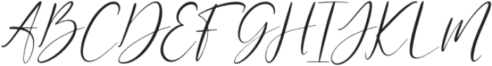 Metthyws Italic otf (400) Font UPPERCASE