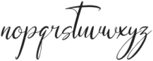 Metthyws Italic otf (400) Font LOWERCASE