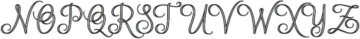 Mettical Regular otf (400) Font UPPERCASE