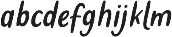 Metultah Italic otf (400) Font LOWERCASE