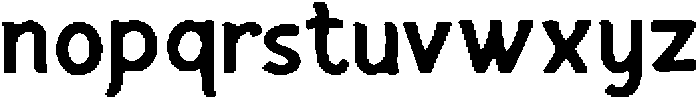 Mevu ttf (400) Font LOWERCASE