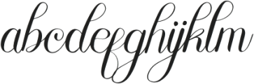 Mewskia otf (400) Font LOWERCASE