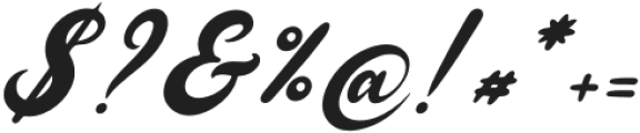 Mewtty Italic otf (400) Font OTHER CHARS