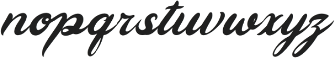 Mewtty Italic otf (400) Font LOWERCASE