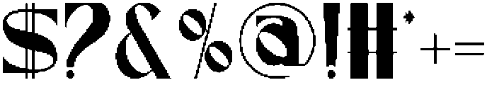 Mextrib Regular otf (400) Font OTHER CHARS