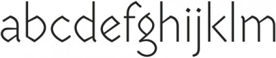 Mezalia_Sans Extra Light otf (200) Font LOWERCASE