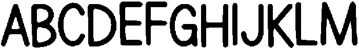 Mezalu ttf (400) Font UPPERCASE