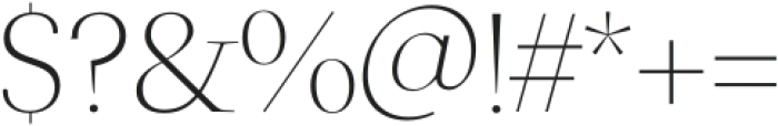 Mezcal Serif Regular otf (400) Font OTHER CHARS