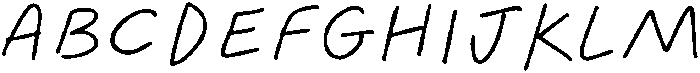 Mezzanotte Pen otf (400) Font UPPERCASE