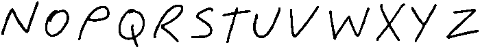 Mezzanotte Pen otf (400) Font LOWERCASE